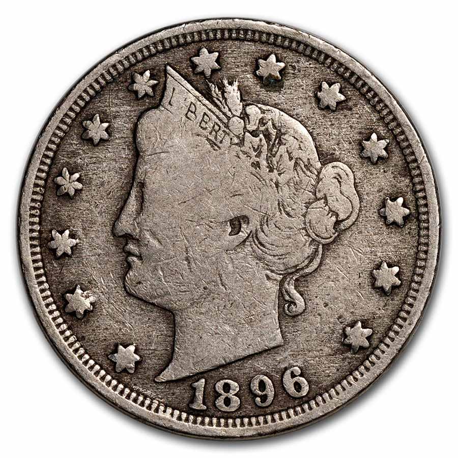 1896 (None) Phil V Nickel Value - APMEX